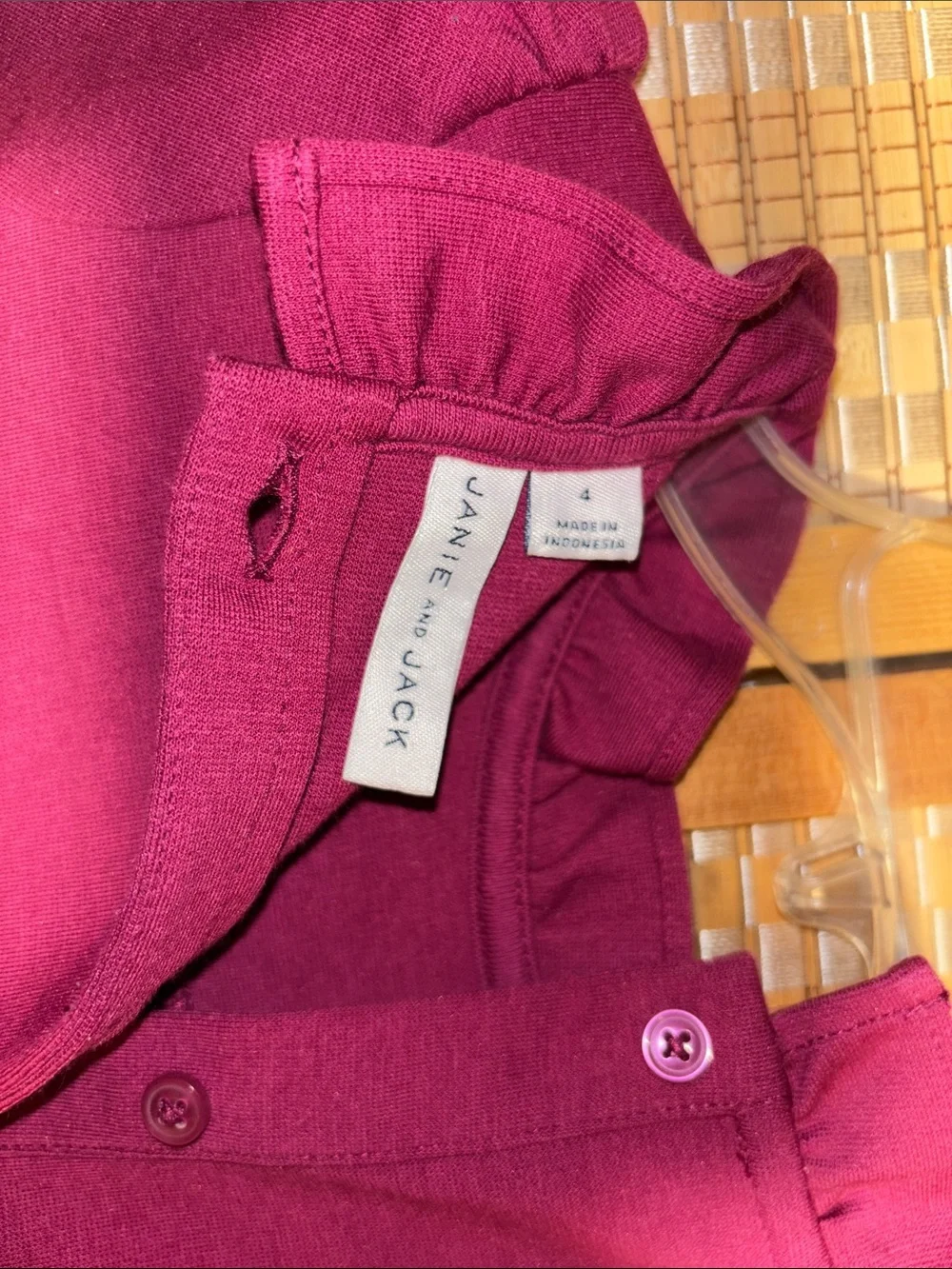 Janie and Jack | Girl's Raspberry Radiance Faux Fur Ruffle Ponte Dress - Size 4